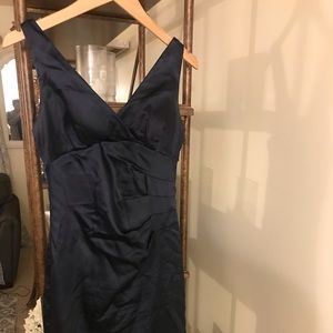 Navy Blue Cocktail Dress